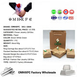 Brown Flower Paper Pendant Bracelet Ring Bag GB08