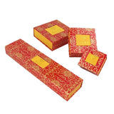 Red Yellow Paper Jewelry Packaging Accessories