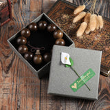 Silver Flower Paper Jewelry Packaging Bag