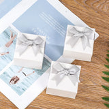 Ribbon Bowknot Paper Pendant Necklace Ring Gift Box Bag