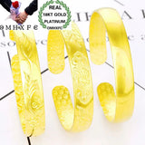 Dragon Phoenix Circles 18KT Open Bangles Bracelets BE29
