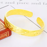 Dragon Phoenix Circles 18KT Open Bangles Bracelets BE29
