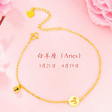 JB34 Constellation Slim European Gift for Women Girl Party Birthday Wedding