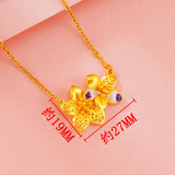 European Fine Woman Girl Party Birthday Wedding Flower Necklace