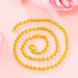 European Fine Woman Man Party Birthday Wedding Gift Beads Chain Necklace