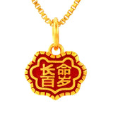 European Fine Hot Kids Baby Party Birthday Wedding Gift Long Life Lock Pendant