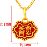 European Fine Hot Kids Baby Party Birthday Wedding Gift Long Life Lock Pendant