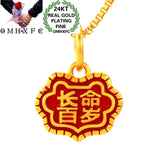 European Fine Hot Kids Baby Party Birthday Wedding Gift Long Life Lock Pendant