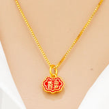 European Fine Hot Kids Baby Party Birthday Wedding Gift Long Life Lock Pendant