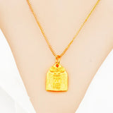 European Fine Peace Protection 24KT Pendant Charm