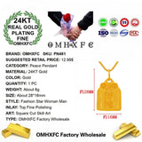 European Fine Peace Protection 24KT Pendant Charm