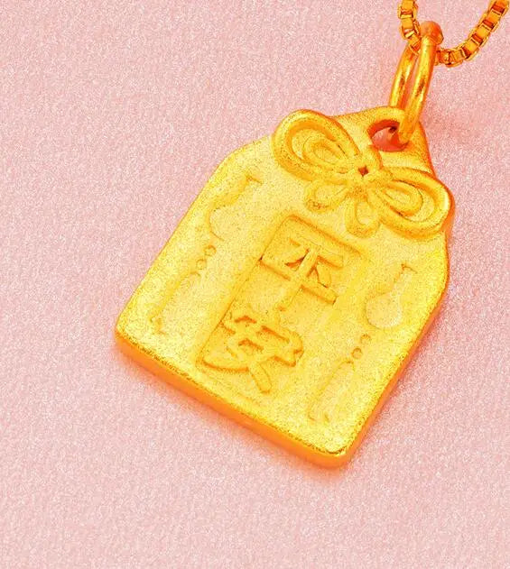 European Fine Peace Protection 24KT Pendant Charm