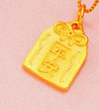 European Fine Peace Protection 24KT Pendant Charm
