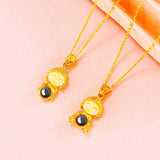 European Woman Party Birthday Wedding Gift 24KT Buddha Pendant Charm