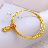 European Woman Bride Party Birthday Wedding Gift 3-Layer Heart Angel Elephant