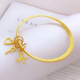European Woman Bride Party Birthday Wedding Gift 3-Layer Heart Angel Elephant