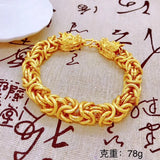 European Man Party Birthday Wedding Dragon Chain Bracelet Bangle