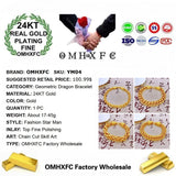 YM04 European Man Party Birthday Wedding 24KT Bracelet Bangle