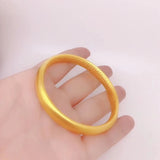 European Hot Fine Woman Girl Party Birthday Wedding Gift 24KT Bangle