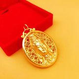 24KT Guanyin Pendant Charm for Wedding Gift