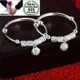 European Fine Kids Party Gift Bell Bracelet Bangle