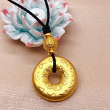 European Unisex Peace Lock 24KT Pendant Charm