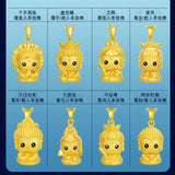 European Fine Buddha 24KT Pendant Charm