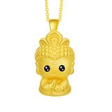 European Fine Buddha 24KT Pendant Charm