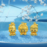 European Fine Buddha 24KT Pendant Charm