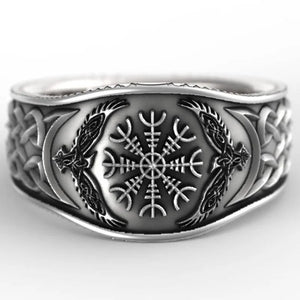 Celtic Compass 925 Silver Ring - European Fine Man Party Birthday Gift