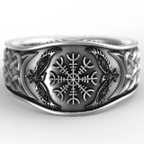 Celtic Compass 925 Silver Ring - European Fine Man Party Birthday Gift