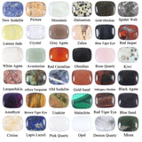 Natural Rutilated Quartz Crystal Loose Beads for Jewelry Making