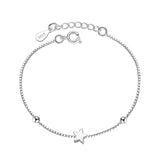 European Hot Woman Girl Party Birthday Wedding Gift 925 Sterling Silver Bracelet