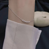 European Fine Woman Party Birthday Gift 925 Silver Bracelet