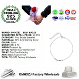European Fine Woman Party Birthday Gift 925 Silver Bracelet
