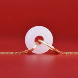 European Fine Hot Woman Girl Party Birthday Wedding Gift Peace Buckle Bracelet
