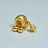 European Woman Man Party Wedding 24KT Pendant Charm