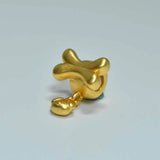 European Woman Man Party Wedding 24KT Pendant Charm