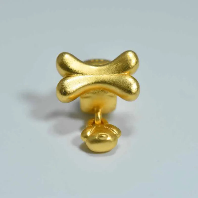 European Woman Man Party Wedding 24KT Pendant Charm