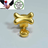 European Woman Man Party Wedding 24KT Pendant Charm