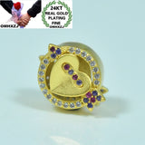 European Fine Woman Man Party Wedding Gift Heart Cupid Beads DIY Pendant Charm