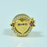 European Fine Woman Man Party Wedding Gift Heart Cupid Beads DIY Pendant Charm