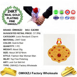 European Hot Woman Man Party Birthday Wedding Gift Vintage Lock Pendant Charm