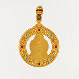 European Fine Woman Man Party Gift GUANYIN The Buddha Pendant Charm