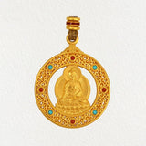 European Fine Woman Man Party Gift GUANYIN The Buddha Pendant Charm