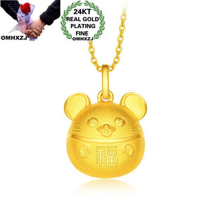 European Hot Fine Woman Girl Party Birthday Wedding Gift Fortune Rat Pendant