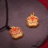 European Vintage Fortune Animal 24KT Pendant Charm