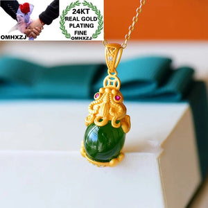 Vintage PIXIU Zircon 24KT Pendant Charm