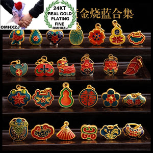 European Woman Man Party Birthday Wedding Gift Vintage Calabash Flower Charm