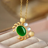 European Vintage Crab 24KT Pendant Charm
